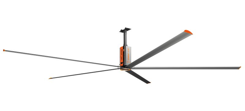 夏天到啦，现代厂房采用工业大风扇降温